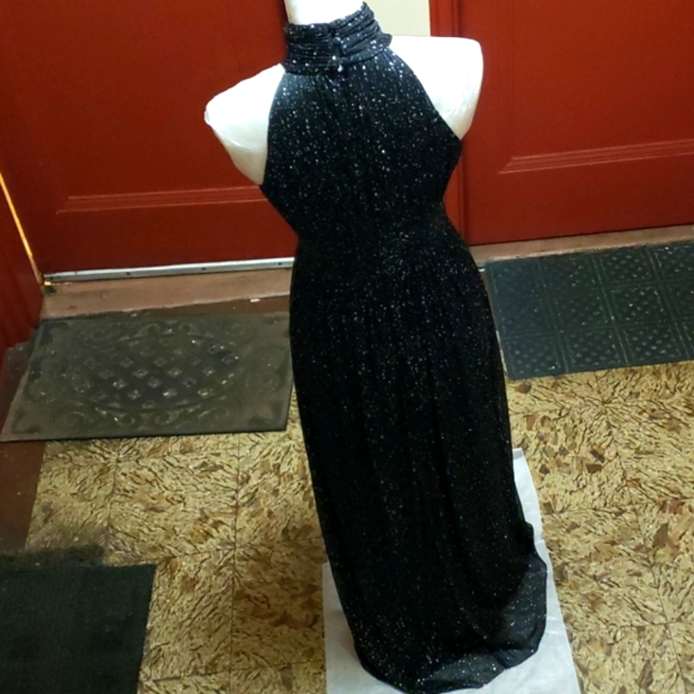 ELiZA J WOMEN' BLACK SEQUIN DRESS SZ 4 - Picture 2 of 16